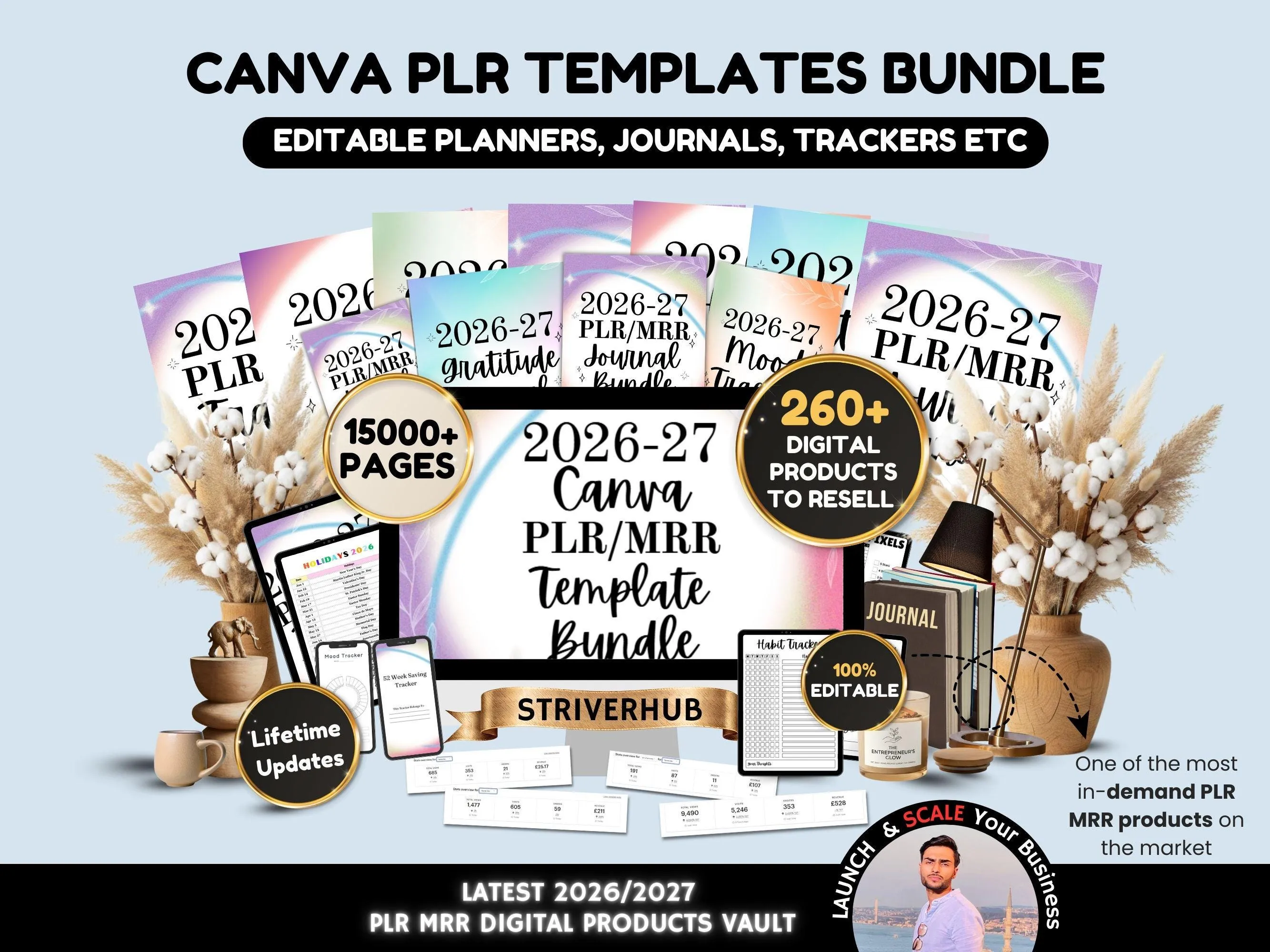 Canva Business Templates Bundle for Creators & Digital Sellers