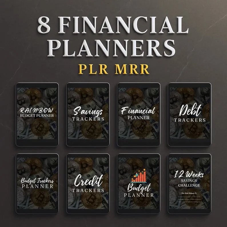8 Editable Financial Planning Templates for Budgeting & Savings Goals