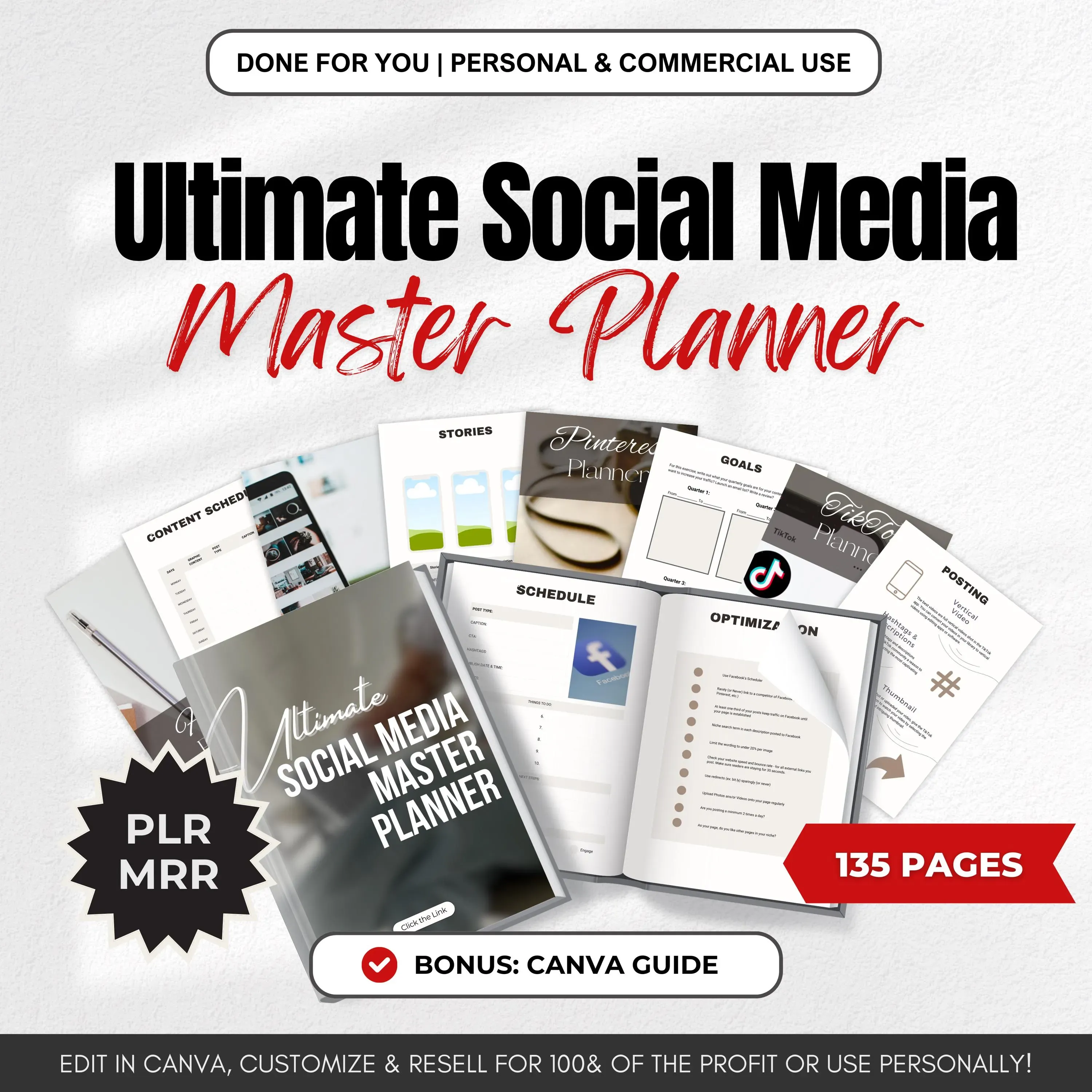 SOCIAL MEDIA MASTER PLANNER